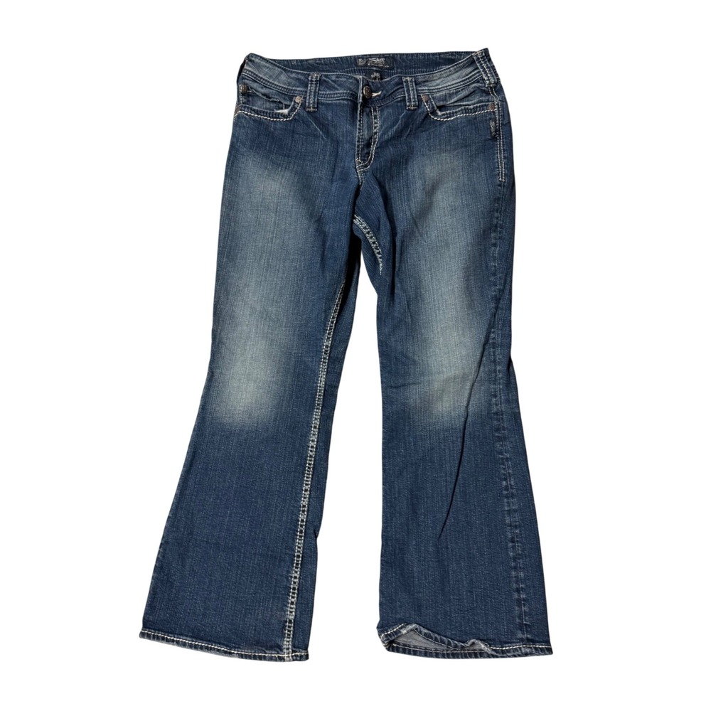 Silver Jeans Co. Suki Bootcut Jeans Denim Womens S210 L30‎ Low Rise Stretch